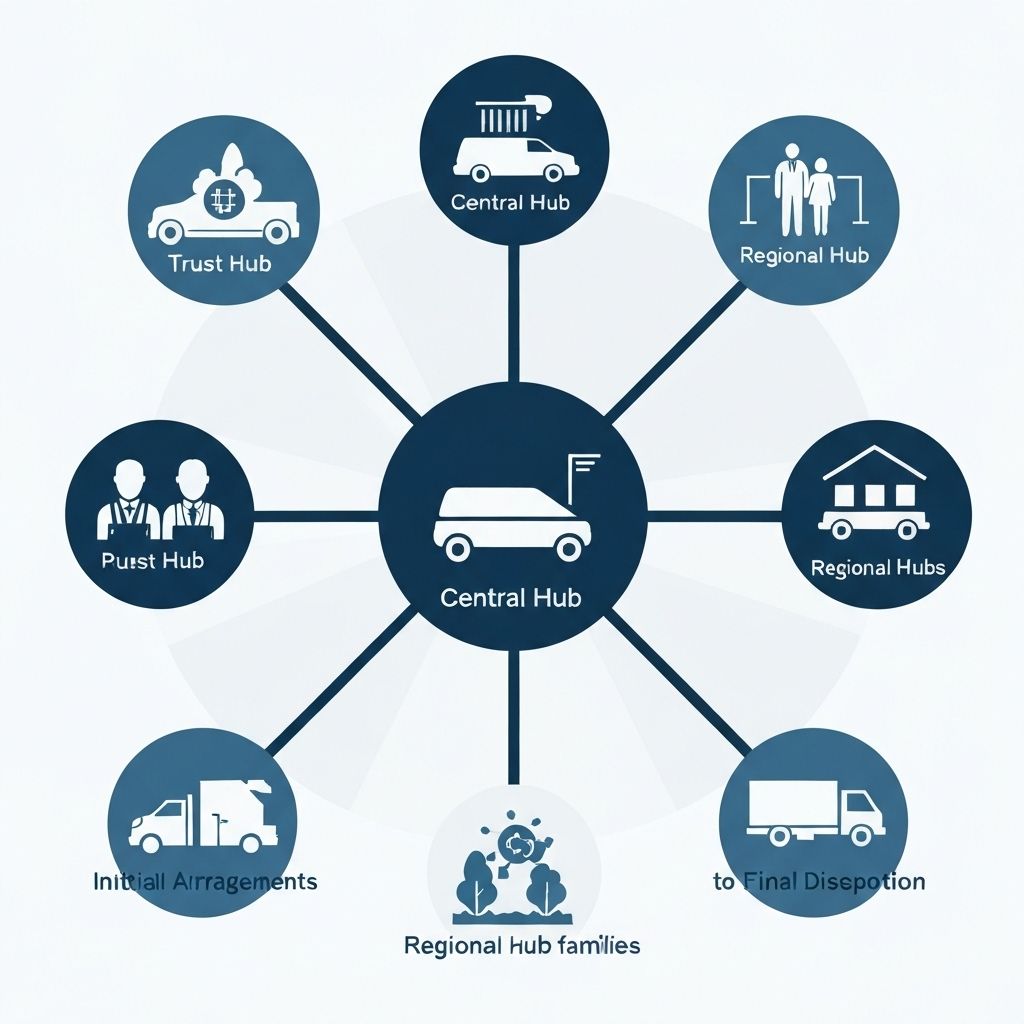 Local funeral logistics and connections